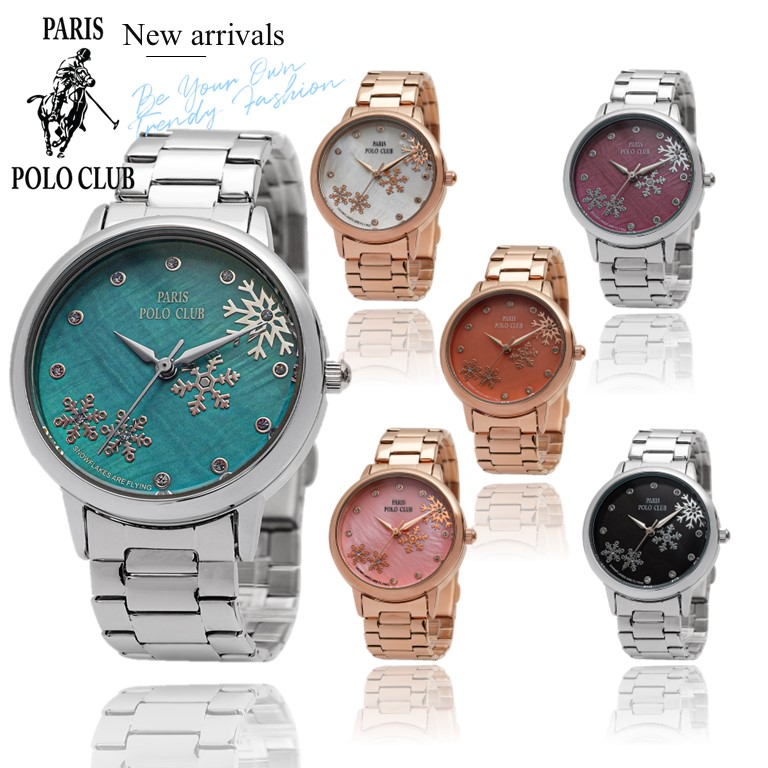 นาฬิกาข้อมือผู้หญิง Paris Polo Club รุ่น PPC-220602L