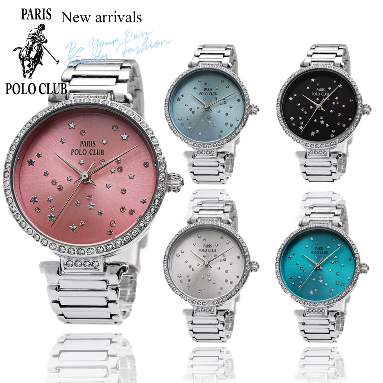 นาฬิกาข้อมือผู้หญิง Paris Polo Club รุ่น PPC-220612L