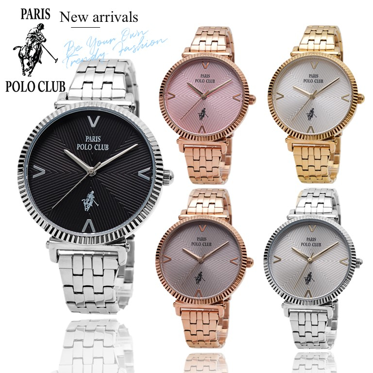 นาฬิกาข้อมือผู้หญิง Paris Polo Club รุ่น PPC-220619L