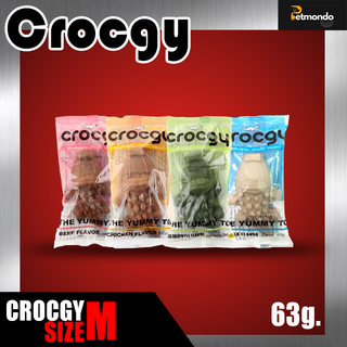 ขนมขัดฟันรูปจระเข้ Crocgy ขนาด63กรัม Size M