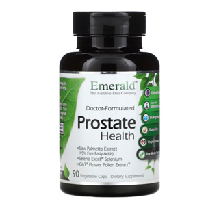 [ของแท้ ตรงปก] Emerald ตำหรับอาหารเสริมโดยแพทย์ Prostate Health 90 แคปซูล ดูแลสุขต่อมลูกหมาก