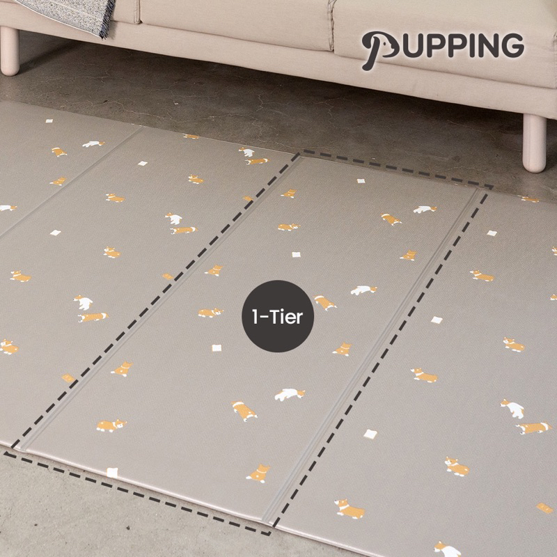 Pupping Petmat แผ่นกันลื่นสัตว์เลี้ยง นุ่ม ปลอดภัย ลดข้อสะโพกเสื่อม เกาหลี