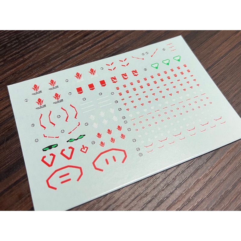 ดีคอลน้ำ SF HG-59 IBO  DECAL HG 1/144 Gundam Barbatos & Gundam Barbatos Lupus เรืองแสงแบล็คไลท์