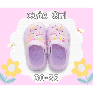 30-35 รองเท้าหัวโตเด็กผู้หญิง หัวโตเด็ก รัดส้นเด็ก แตะเด็ก Cute Girl Collection