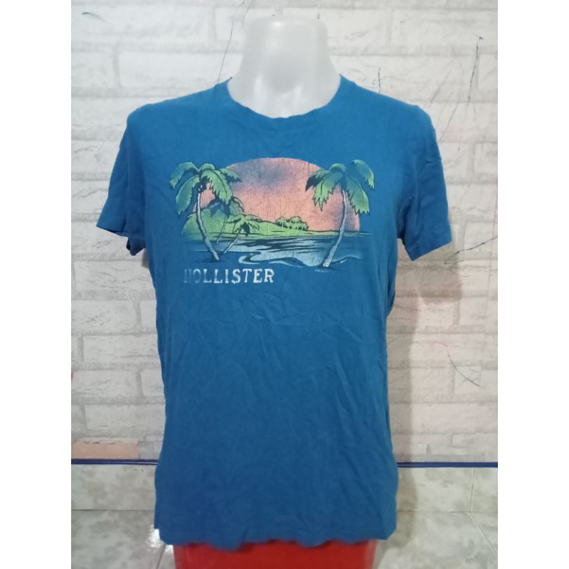 เสื้อยืดแขนสั้นยี่ห้อ HOLLISTER มือสองกระสอบนำเข้า