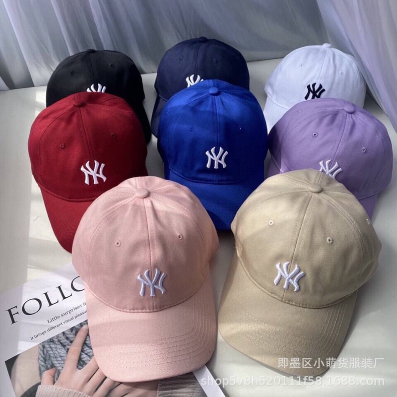 พร้อมส่ง หมวกแก๊ป NY 8สี ปรับขนาดได้