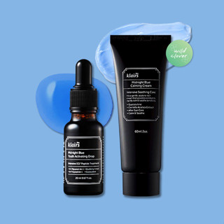 🍀 DEAR KLAIRS : แท้พร้อมส่ง exp.2025 midnight blue youth activating drop 20ml &amp; calming cream 60ml