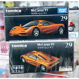 sh Takara Tomy Tomica Premium รถโทมิก้า กล่องดำ No.29 McLaren F1 สเกล 1:60 สีส้ม ความยาวรถ 7 ซม ใหม่ กล่องสวยในซีล