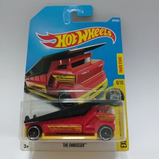 รถเหล็ก Hotwheels THE EMBOSSER สีแดง (ib40)