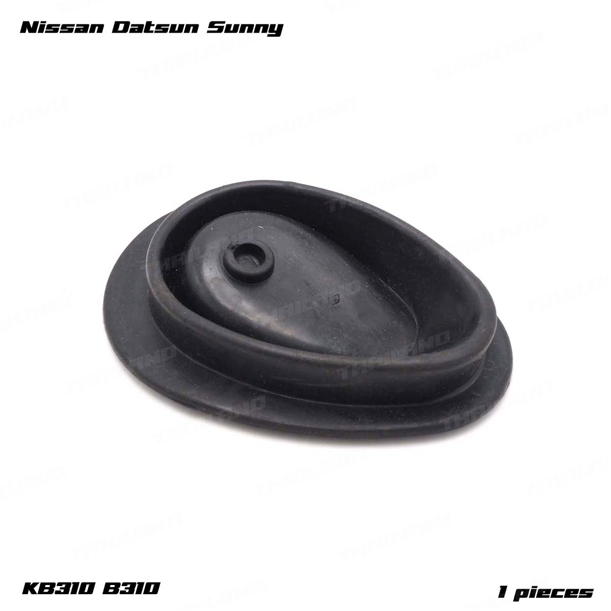 ยางครอบคันเกียร์ ลูกยางครอบคันเกียร์ 1 ชิ้น สีดำ สำหรับ Nissan Datsun Sunny KB310 B310