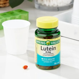 spring valley lutein 6mg. eye health 30softgels