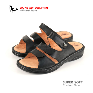 [ลิขสิทธิ์แท้] Aone My Dolphin - WD17 รองเท้าแตะหนังแท้ เพื่อสุขภาพ