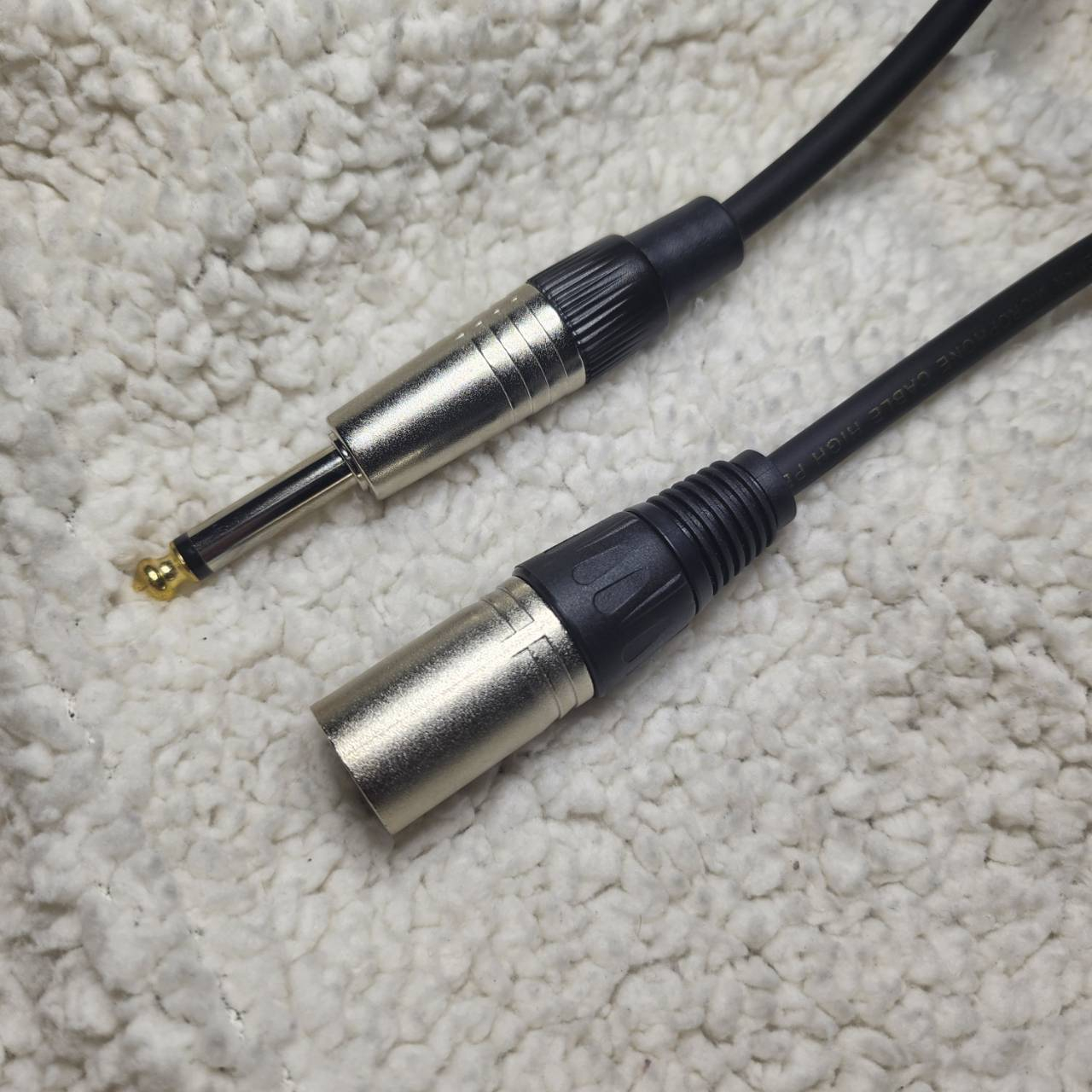 สายwireman สัญญาณเสียง XLRผู้+TRโมโน แจ็คPHONE+P.XLR หัวmitsumi ยาว1ม./1.5ม./2ม./3ม./5ม./10ม./15ม.