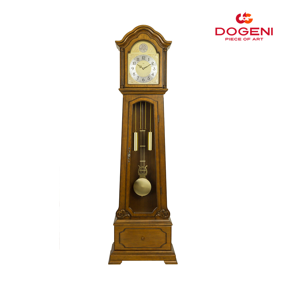 DOGENI นาฬิกาตั้งพื้น รุ่น GCW002DB ขนาด นาฬิกาโบราณ ตั้งพื้นไม้ นาฬิกาลูกตุ้มอเสียงระฆัง หรือเสียงดนตรี