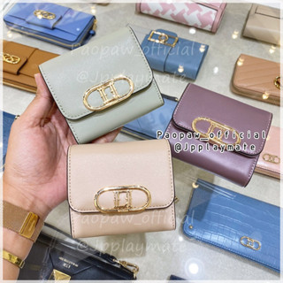 LYN กระเป๋าสตางค์ LYN รุ่น Carlo Coin Purse  :  LL23CWF082 แท้จากชอป พร้อมอุปกรณ์