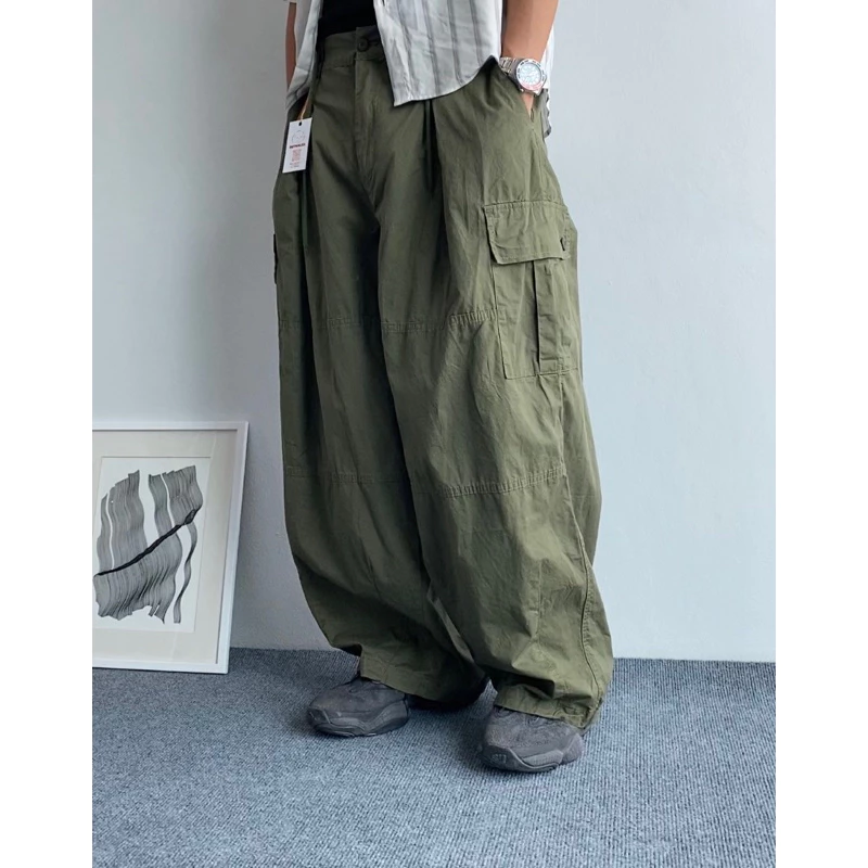 [ พร้อมส่ง ] Yuito Balloon Pants กางเกงทรงบอลลูน กระบอกใหญ่