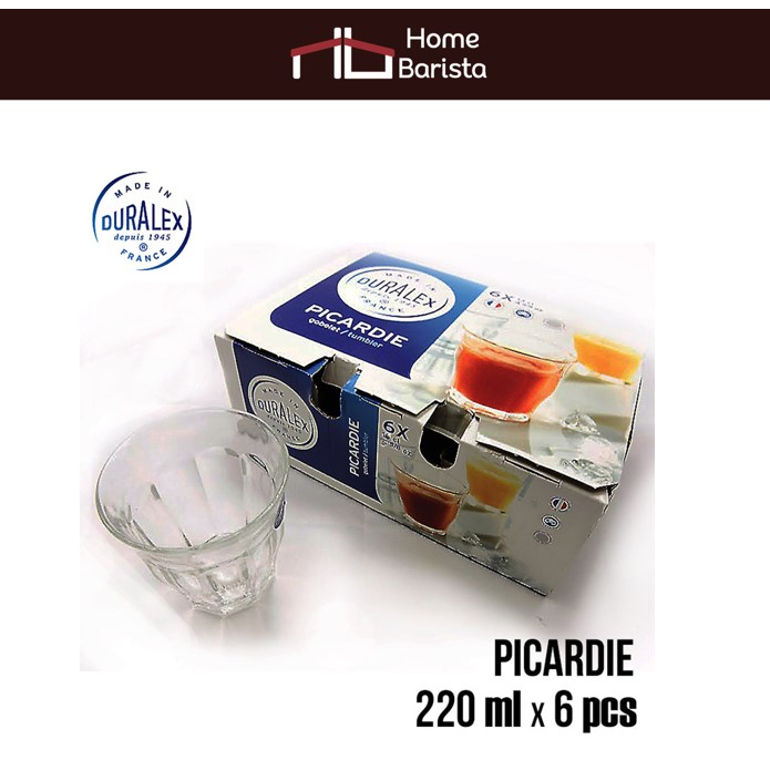 Home Barista DURALEX Picardie 220 ml. - 6pcs/box (1026A)