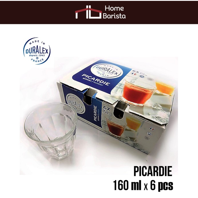 Home Barista DURALEX Picardie Tumbler 160 ml.- 6pcs/box (1025A)
