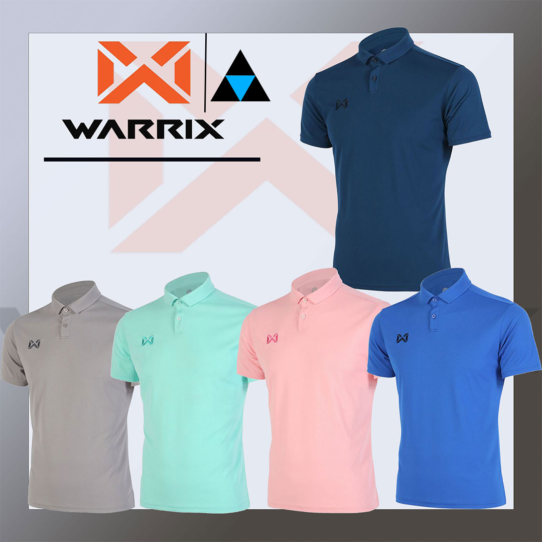 เสื้อโปโล WARRIX รุ่น WA-232PLACL34 PIN POLO วอริกซ์ วาริกซ์ เสื้อวาริกซ์ เสื้อวอริกซ์ แท้ 100%