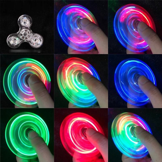 แฮนด์สปินเนอร์ ไจโร ของเล่น LED Fidget Spinner Mechanical Gyro สีสันสดใส ของเล่นเด็กผู้ใหญ่ เรืองแสง