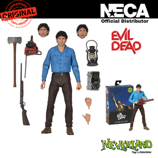 (NECA) Evil Dead Ultimate Ash 40th Anniversary 7” Scale Action Figure