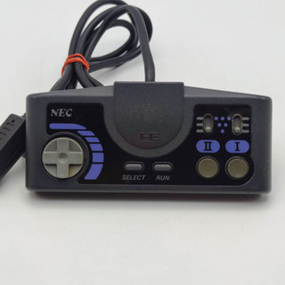 NEC PC Engine TURBO DUO PAD Black Purple จอยแท้ สภาพดี เทสแล้ว เล่นได้ปกติ สี ดำ ม่วง