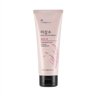 THE FACE SHOP Rice Water Bright Rice Bran / Facial Foaming Cleanser Nettoyant Moussant Visage 150ml / earpearp