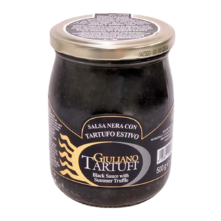 จูเลียอาโน่ ซอสปรุงอาหาร เห็ดทรัฟเฟิลฤดูร้อน 500 กรัม - Black Truffle Sauce with 5% Truffles 500g Giuliano brand