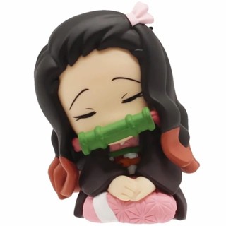 Takara Tomy 🌸 Demon Slayer Gashapon Shoulder Sleeping Doll Kamado Nezuko 🌸 น้อง เนซึโกะ นั่งหลับ น่ารักมากๆ ดาบพิฆาตอสูร