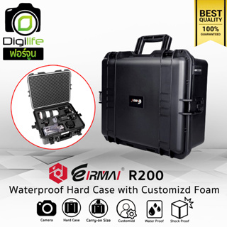 Eirmai Bag R200 Waterproof Hard Case For Camera, Flash , Accessories กระเป๋ากล้อง กระเป๋ากันน้ำ กันกระแทก ไซด์ขึ้นเครื่อ