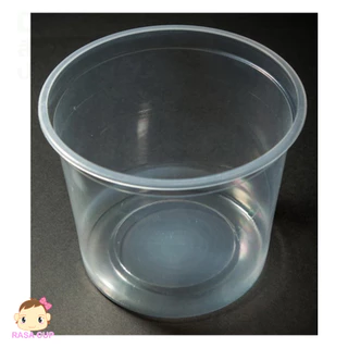 [TB700-0050] แก้วโอ่ง 24 ออนซ์ (700 ml.) แก้ว PP ขนาดปากกว้าง 116 มม. มีตัวเลือกฝาด้านใน จำนวน 50 ใบ