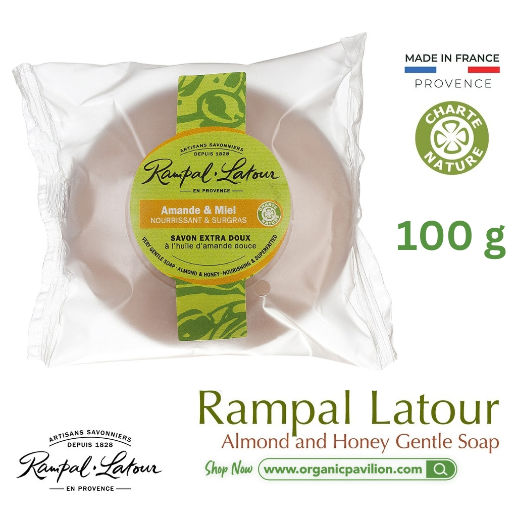 Rampal Latour Savon de Marseille รอมปาล ลาตัวร์ สบู่อาบน้ำสูตรอ่อนโยน Gentle Perfumed Soap (100g)