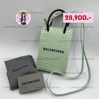 👜: New!! Balenciaga Phone Bag in Green‼️ก่อนกดสั่งรบกวนทักมาเช็คสต๊อคก่อนนะคะ‼️