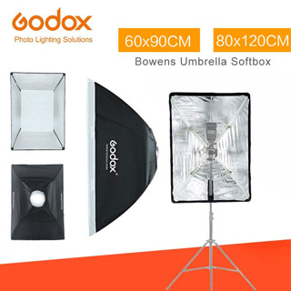 Godox Softbox (60x90 / 80x120) ร่มสี่เหลี่ยมผืนผ้า Softbox Mount Bowens