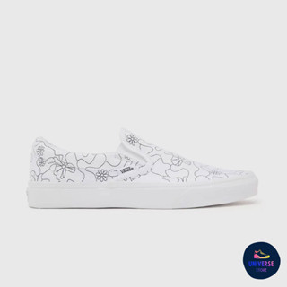 [ของแท้ ส่งฟรี จากไทย] VANS CLASSIC SLIP-ON U-PAINT CAMO DAISY