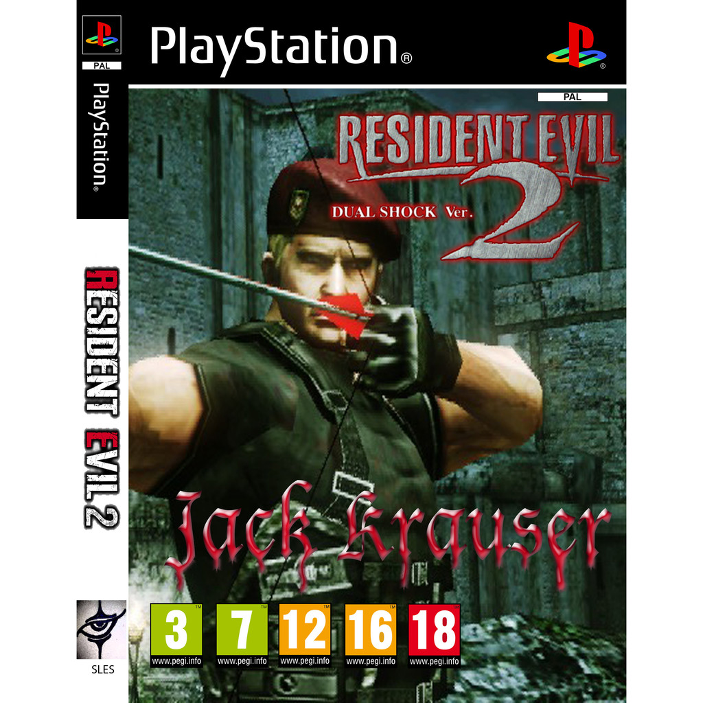 Play Station 1 - Resident Evil 2 : Jack ( Dual Shock Ver. ) // งาน Mod Fanmade ไม่มีวางขายตามปกติทั่
