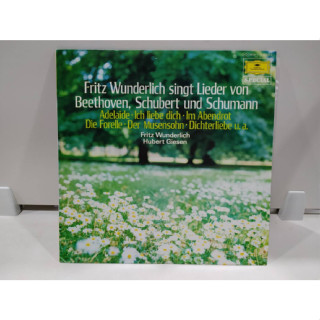 1LP Vinyl Records แผ่นเสียงไวนิล Fritz Wunderlich singt Lieder von Beethoven, Schubert und Schumann  (J10A200)