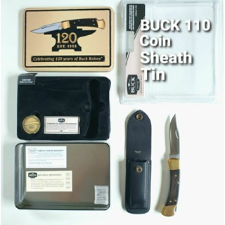 มีดพับ BUCK 110, Folding Hunter 120th Anniversary **Sale**