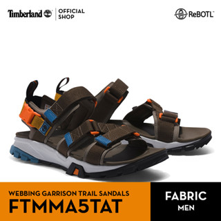 Timberland Mens Webbing Garrison Trail Sandals รองเท้าแตะผู้ชาย (FTMMA5TAT)