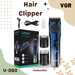 ปัตตาเลี่ยนตัดผมไร้สาย VGR รุ่น V-080 ปัตตาเลี่ยนตัดผม ไร้สาย ปัตตาเลื่ยนตัดผม พร้อมส่ง