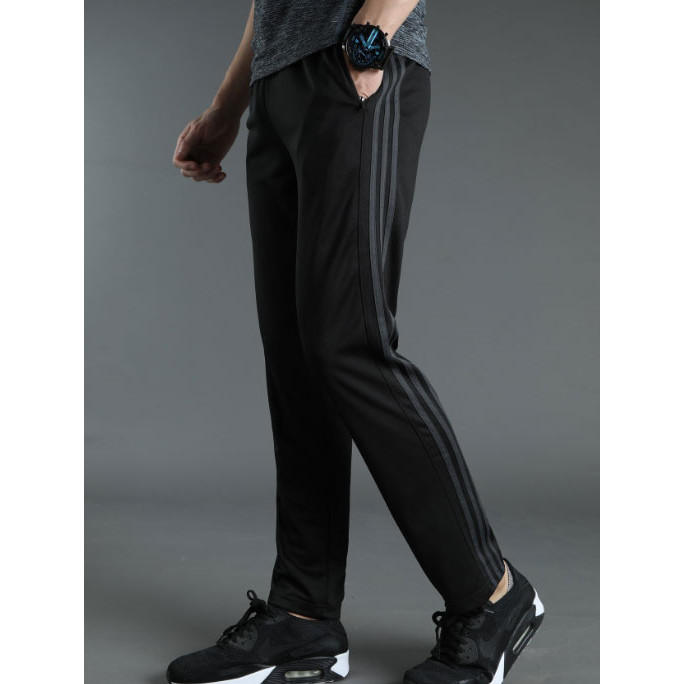 ส่งจากไทย🎯กางเกงวอร์มดำ 3แถบเทาดำ รุ่น 092 ชาย/หญิง มีไซ้ส์ให้เลือก