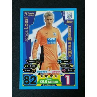 การ์ดฟุตบอล MATCH ATTAX 2017/18 SOCCER CARDS (NO.128-144)