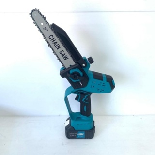 [[ส่งฟรี ไม่ต้องใส่โค้ด]]MAKITA เลื่อยโซ่ไร้สาย เลื่อยโซ่แบตเตอรี่ พร้อมอุปกรณ์ในกล่องตามรูปภาพ 100% เลื่อย ตัดไม้ แต่ง9