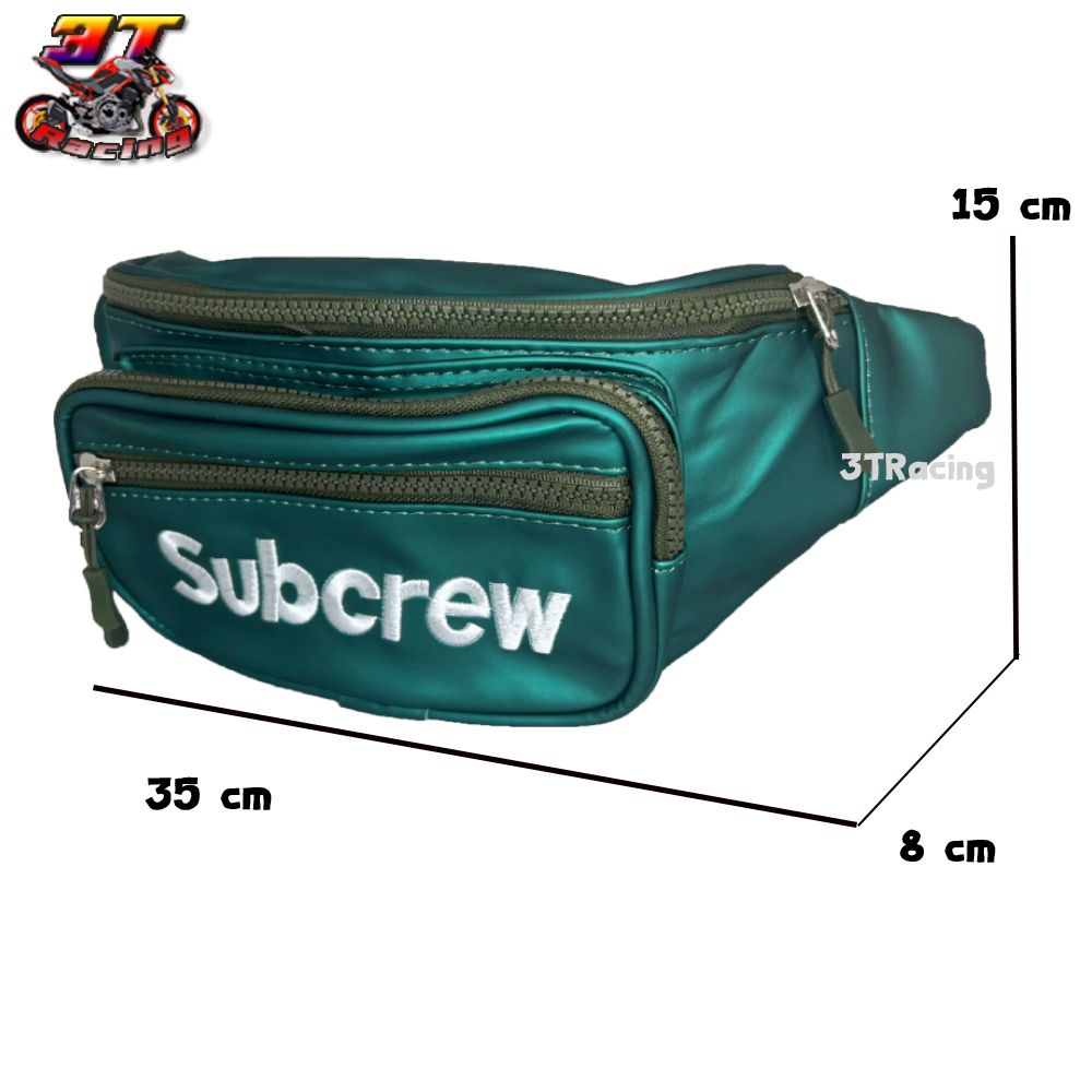 3TRacing กระเป๋าคาดเอวSubcrew คาดอก สะพายข้าง มี4ช่อง (มีหลายสี) #1785 - รูปที่ 2