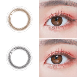 [[พร้อมส่ง]] รายเดือน LENSTOWN รุ่น NUDY COCO Brown, Black คอนแทคเลนส์เกาหลี