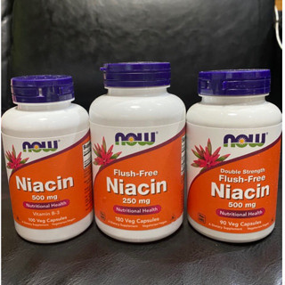 Now foods Niacin 250mg/500mg