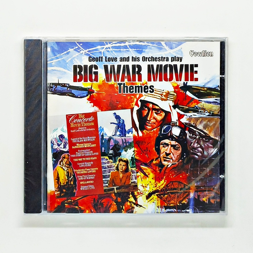 CD เพลง Geoff Love & His Orchestra – Big War Movie Themes / Big Concerto Movie Themes (CD, Compilati