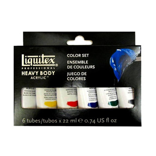 Liquitex ชุดสีอคริลิค Heavy Body  color set 6×22 ml. 699294