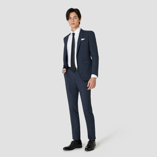 SUIT SELECT Skinny Super 110s Suit (Blue)