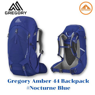 Gregory Amber 44 New 2023 #Nocturne Blue เป้เดินป่าท่องเที่ยวสำหรับผู้หญิงพร้อม Raincover